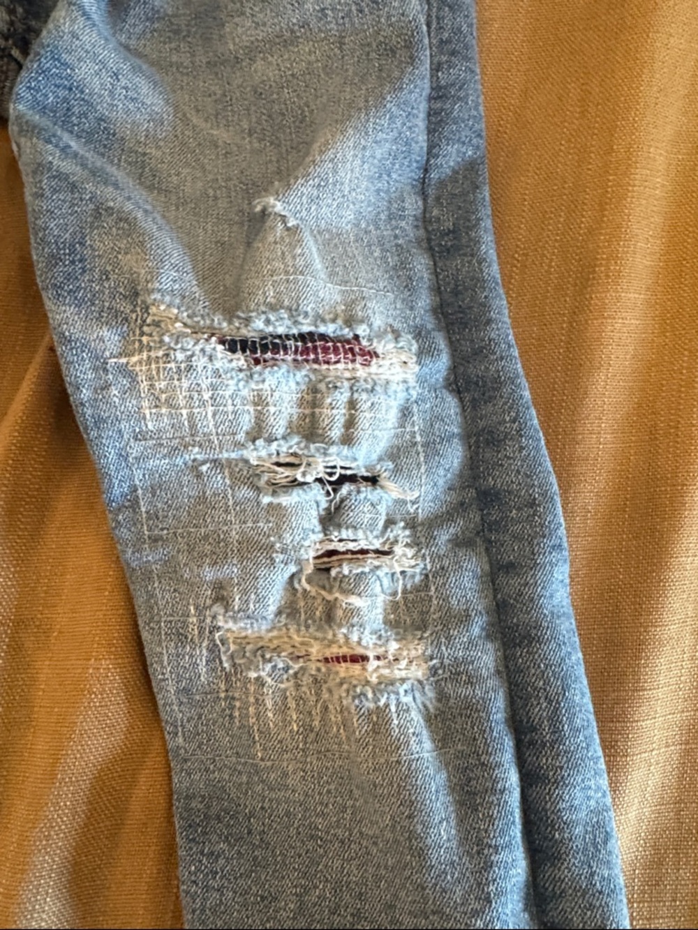 Kids Light Blue Ripped Jeans - Picture 6 of 6